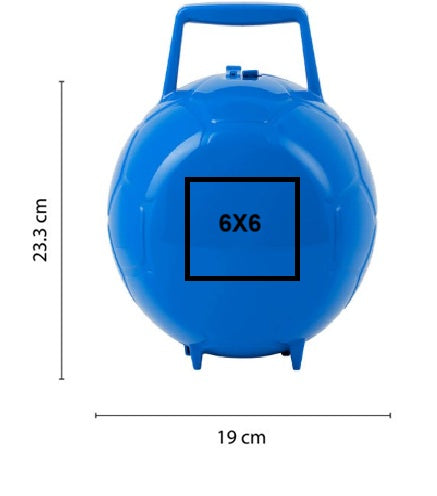 Lonchera Balón Plastico Rigido
